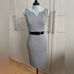 White House Black Market office-to-party houndstooth dress